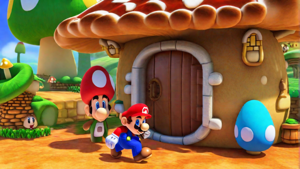 Mario Wii Mushroom House Mushroom Growing 8697
